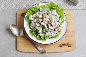 Салат "Гурман" с языком