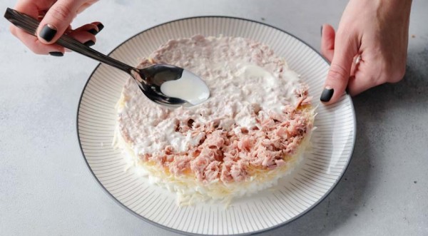 Салат Мимоза классический, пошаговый рецепт с фото Салат Мимоза классический, пошаговый рецепт с фото