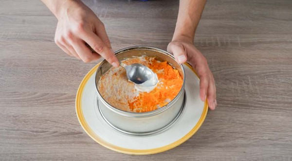 Салат Мимоза с горбушей, пошаговый рецепт с фото Салат Мимоза с горбушей, пошаговый рецепт с фото