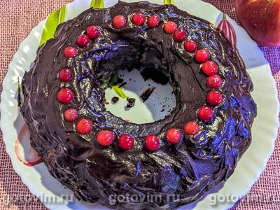 Шоколадный крейзи кекс на кипятке (без яиц и молока) Шоколадный крейзи кекс на кипятке (без яиц и молока)