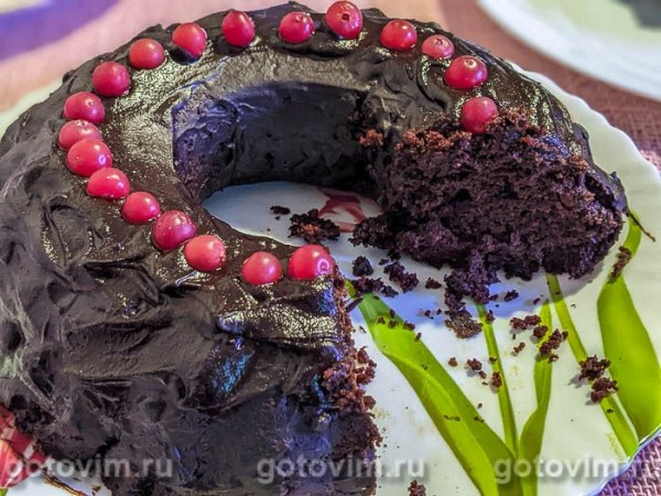 Шоколадный крейзи кекс на кипятке (без яиц и молока) Шоколадный крейзи кекс на кипятке (без яиц и молока)