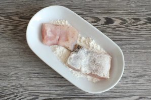 Судак в омлете