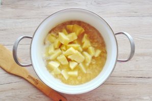 Суп из гороха и кукурузы