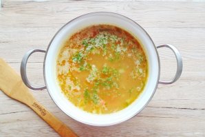 Суп из гороха и кукурузы