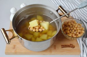 Суп из нута вегетарианский
