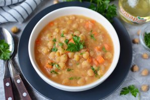 Суп из нута вегетарианский