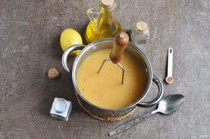 Суп-пюре с чечевицей