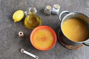 Суп-пюре с чечевицей