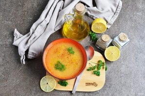 Суп-пюре с чечевицей