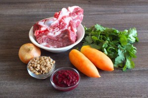 Суп с кинзой и говядиной