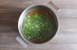 Суп с кинзой и говядиной