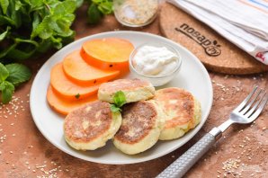 Сырники с хурмой