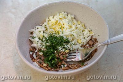 Тарталетки со шпротами и сыром Тарталетки со шпротами и сыром