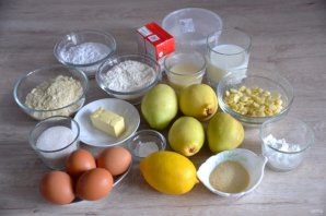 Торт "Груши в карамели"