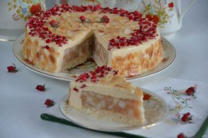 Торт "Груши в карамели"