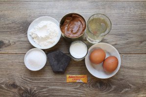 Торт "Ириска" с вареной сгущенкой