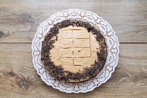 Торт "Ириска" с вареной сгущенкой