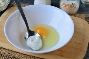 Творожная запеканка с яблоками без муки