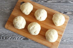 Творожные лепешки с яблоками на сковороде