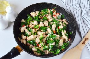 Тыква, фаршированная курицей