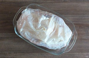 Утка фаршированная гречкой и яблоками