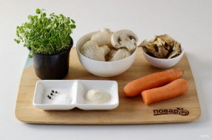 Заливное из грибов