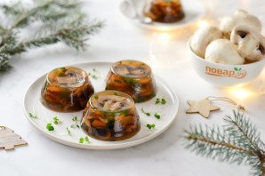 Заливное из грибов Заливное из грибов