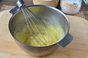 Запеченные яблоки с заварным кремом