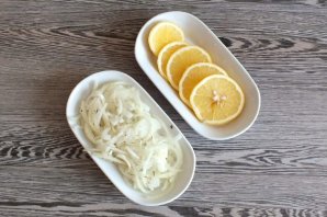 Запеченный судак с горчицей