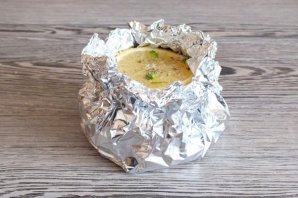 Запеченный судак с горчицей