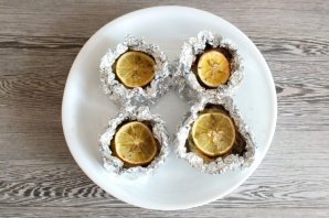 Запеченный судак с горчицей