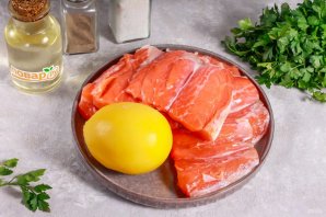 Засолка горбуши с лимоном