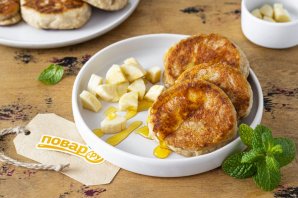 Банановые оладьи с рисовой мукой