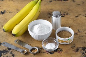 Банановые оладьи с рисовой мукой Банановые оладьи с рисовой мукой