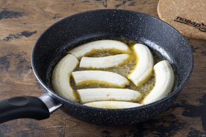 Бананы на сковороде Бананы на сковороде