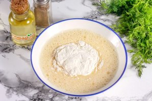 Блины с луковым припеком