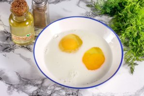 Блины с луковым припеком