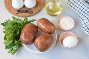 Большой драник на сковороде