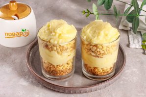 Десерт "Наполеон" в стакане