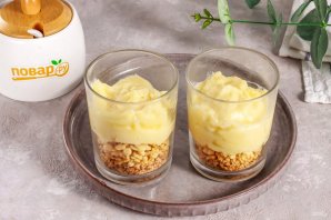 Десерт "Наполеон" в стакане