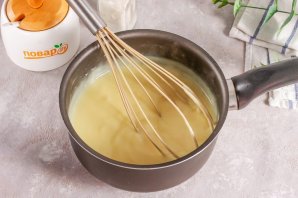 Десерт "Наполеон" в стакане