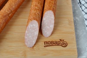 Домашняя колбаса из курицы