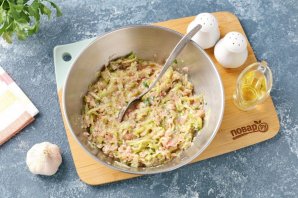 Драники из кабачков с фаршем