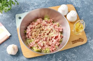 Драники из кабачков с фаршем