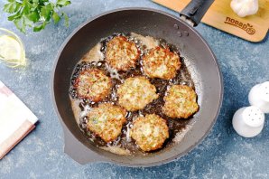 Драники из кабачков с фаршем