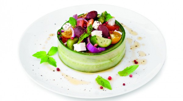 Греческий салат, пошаговый рецепт с фото