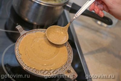 Хрустящие кофейные вафли Хрустящие кофейные вафли