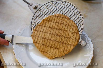 Хрустящие кофейные вафли Хрустящие кофейные вафли