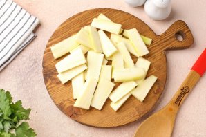 Кабачки дольками с сыром в духовке