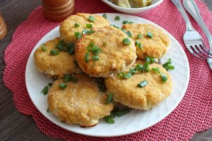 Котлеты из морского окуня